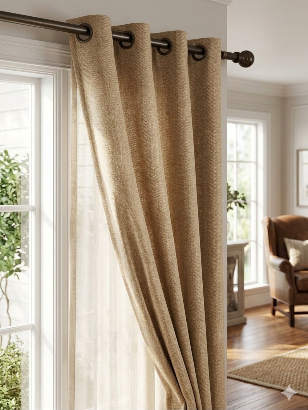 Elegant Gold Curtains